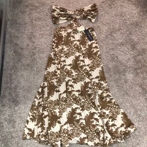 NWT Scoop LLC. Multi Taup Dress